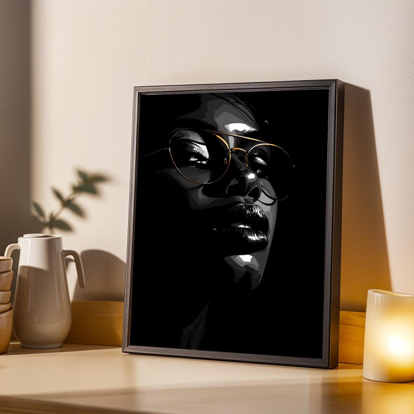 Grace Defined - Elegant Woman Wall Art Print Soluna Soul