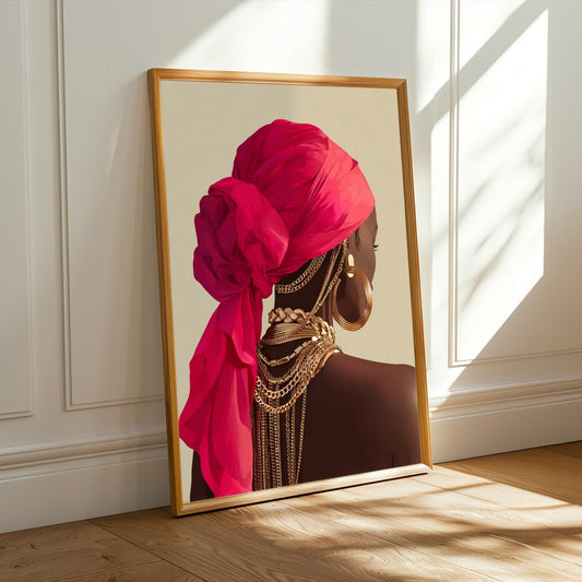 Grace Defined - Elegant Woman Wall Art Print