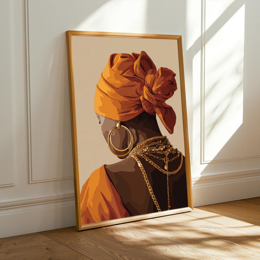 Grace Defined - Elegant Woman Wall Art Print