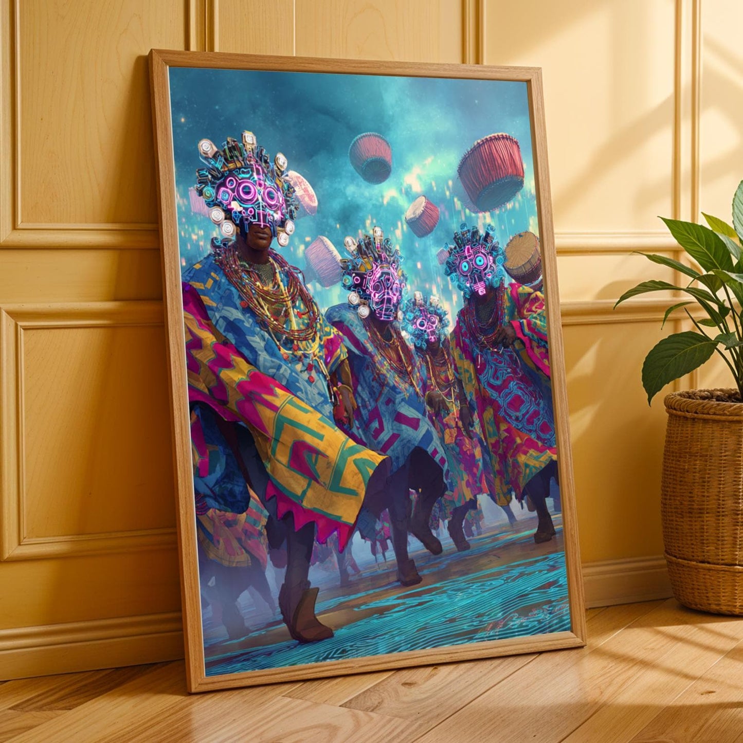 Afrofuturism Wall Art Print
