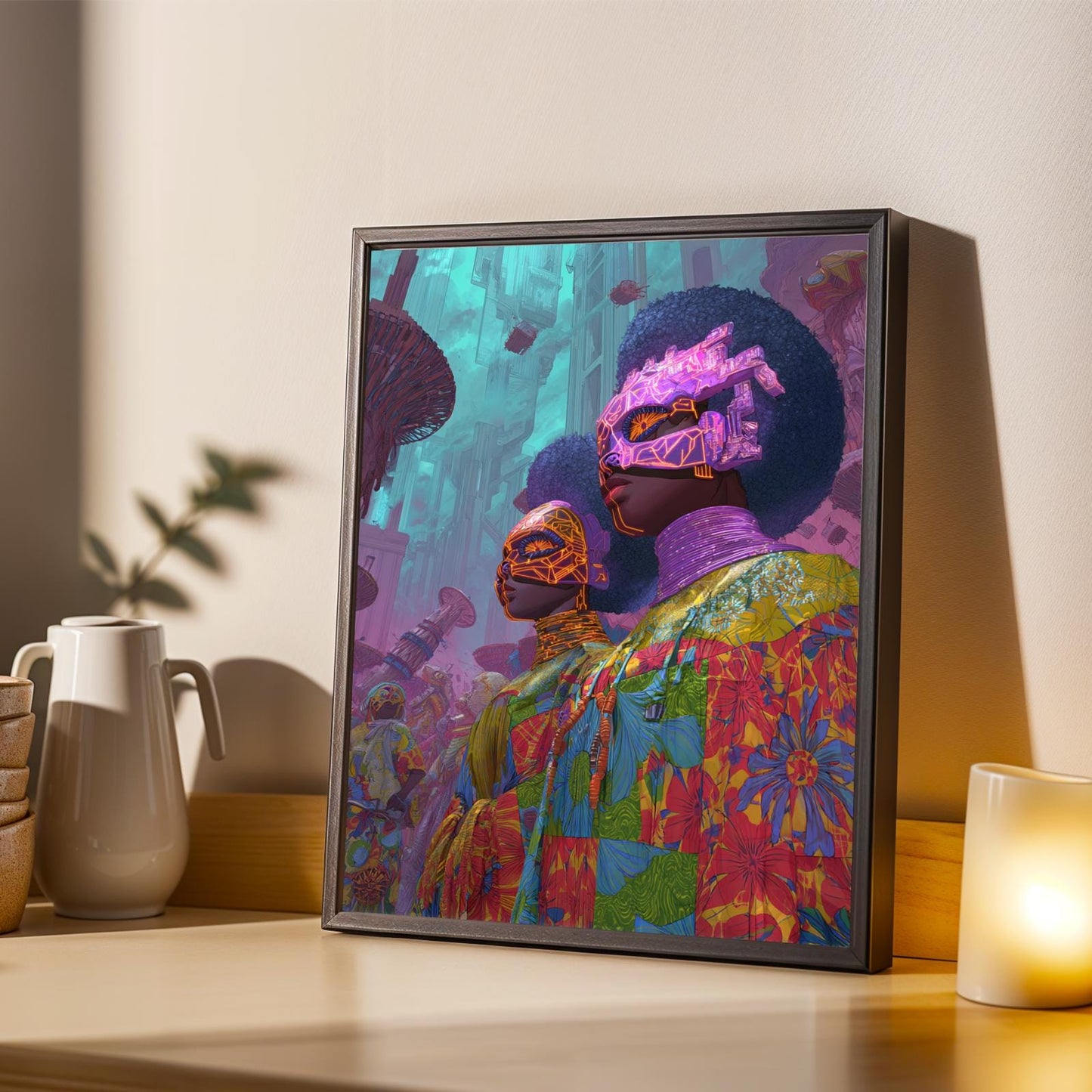 Afrofuturism Wall Art Print