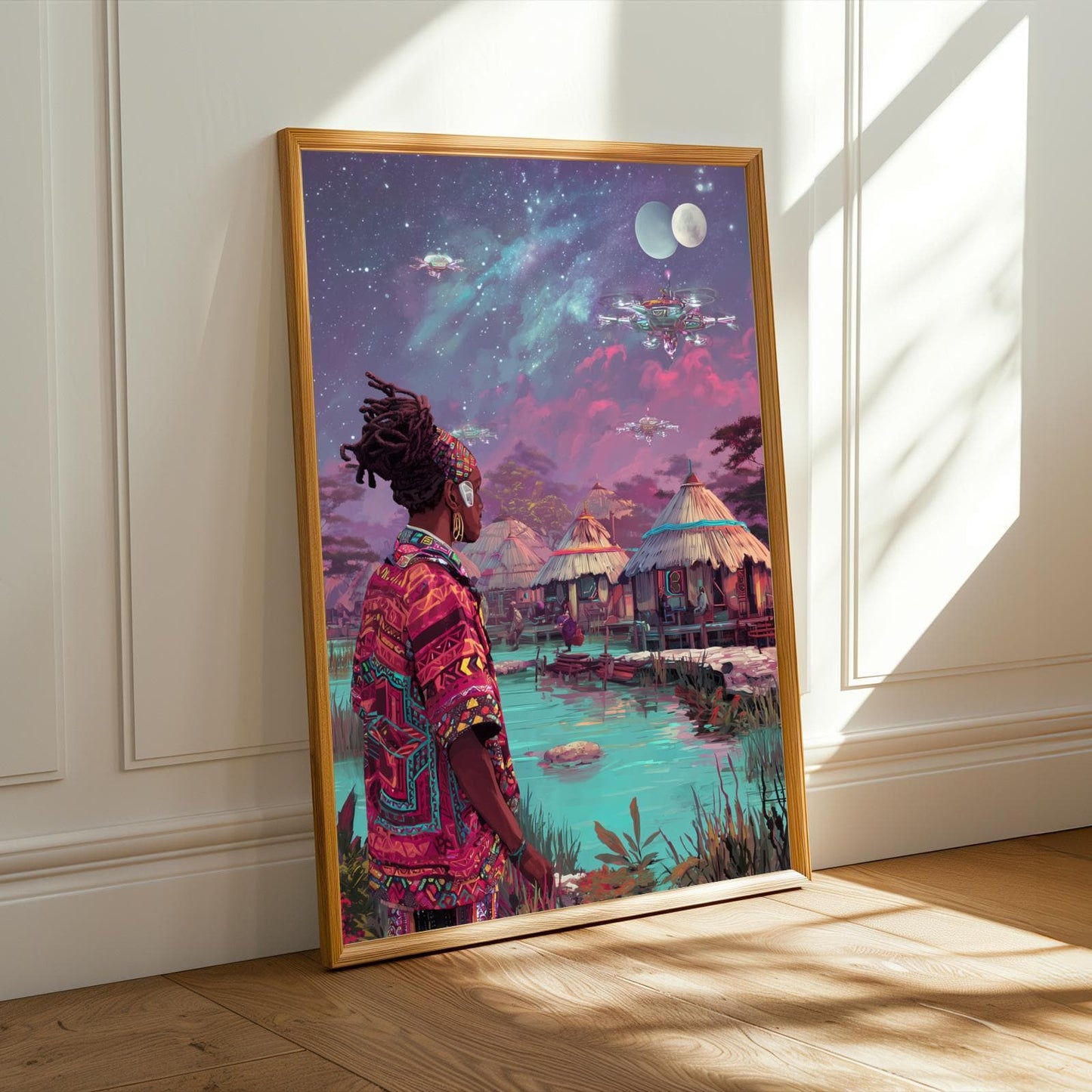 Afrofuturism Wall Art Print