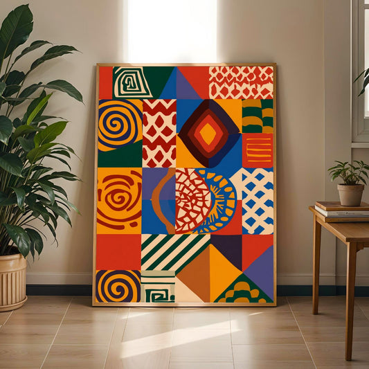 Abstract Wall Art Print Soluna Soul