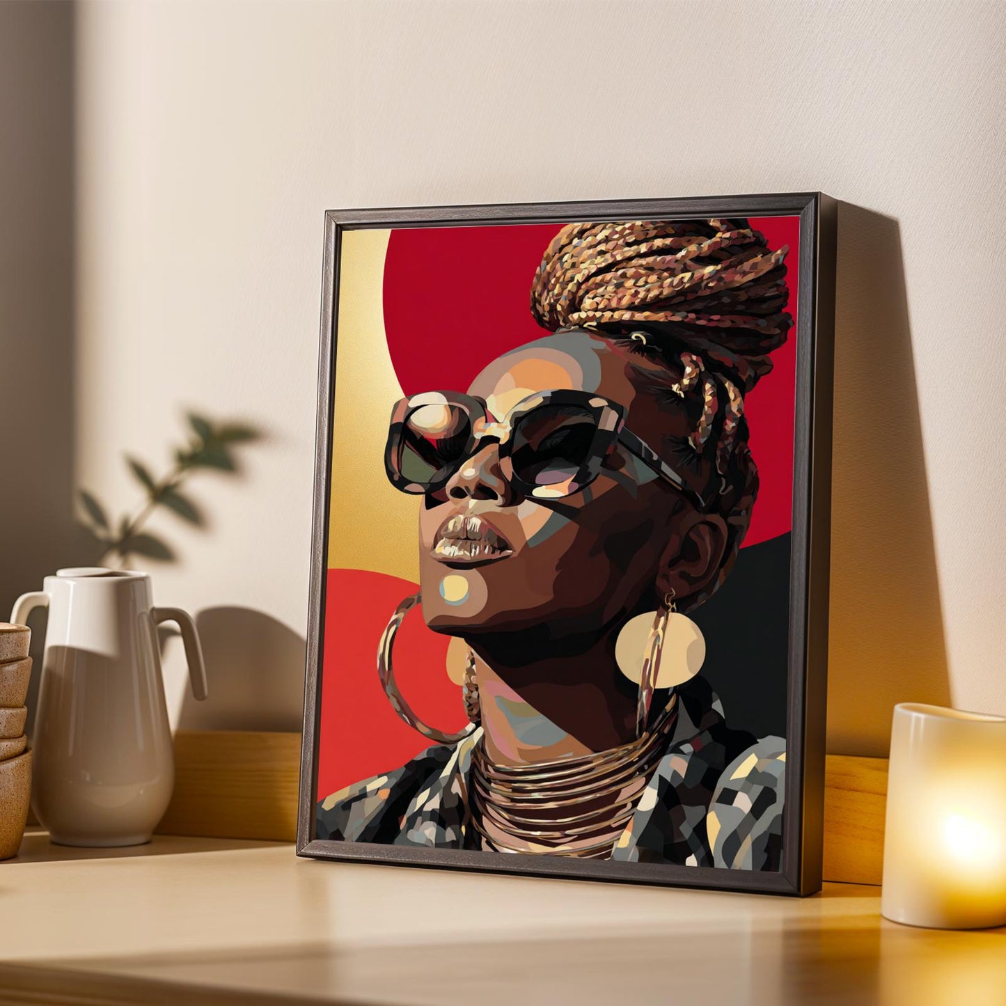 Grace Defined - Elegant Woman Wall Art Print Soluna Soul