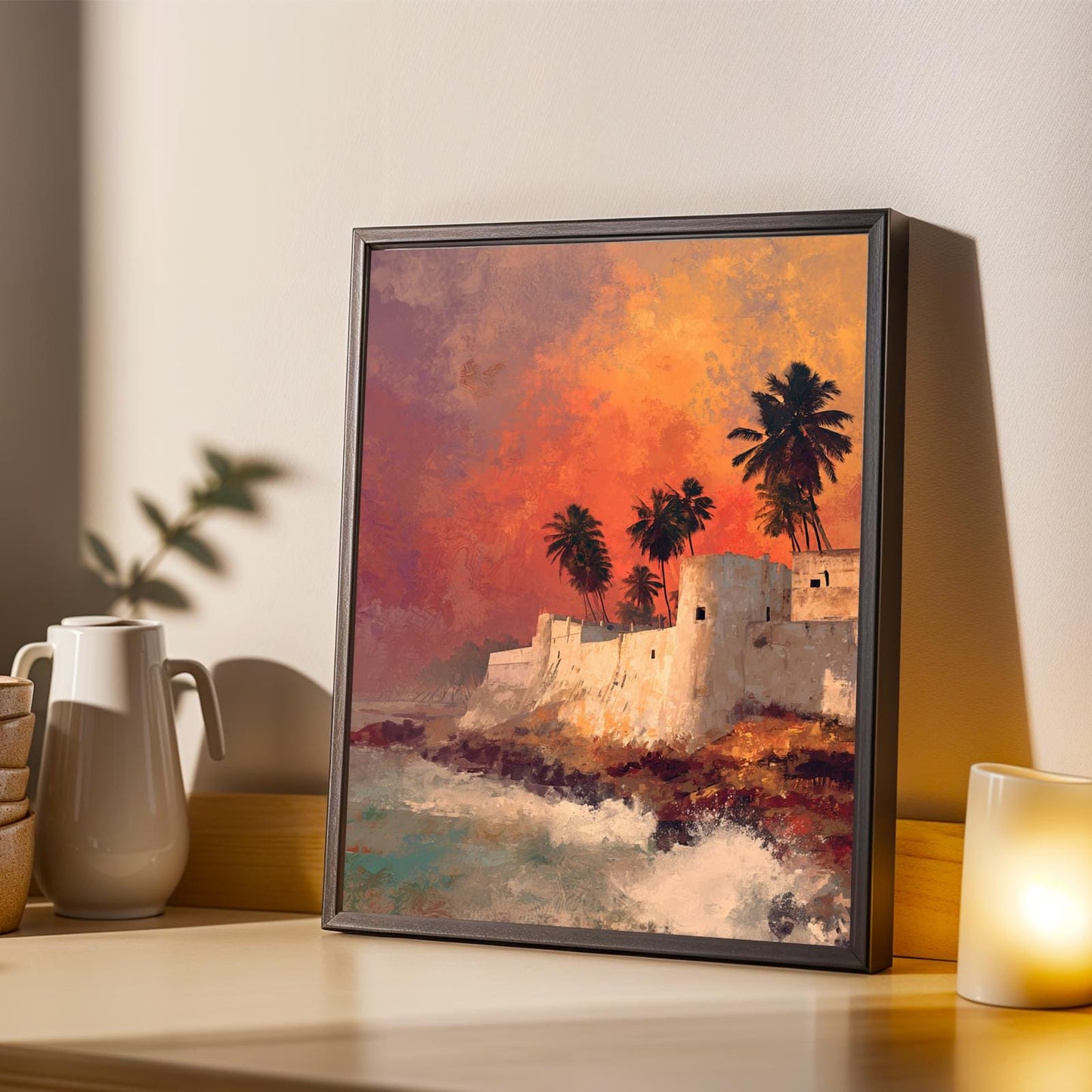 Cape Coast Reimagined Wall Art Print Soluna Soul