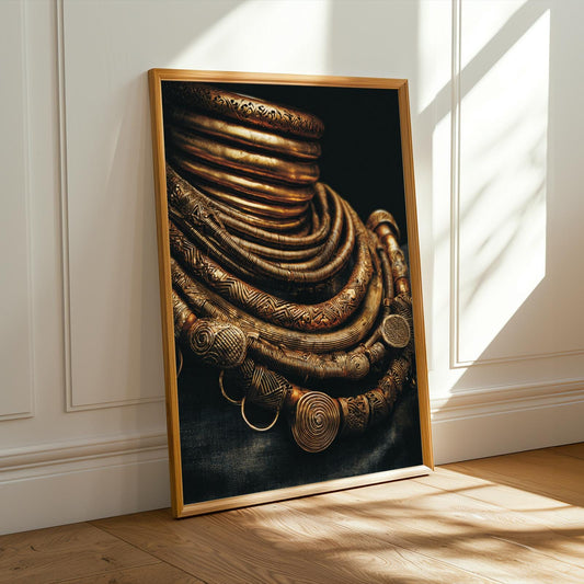 Ashanti Gold Wall Art Print Soluna Soul