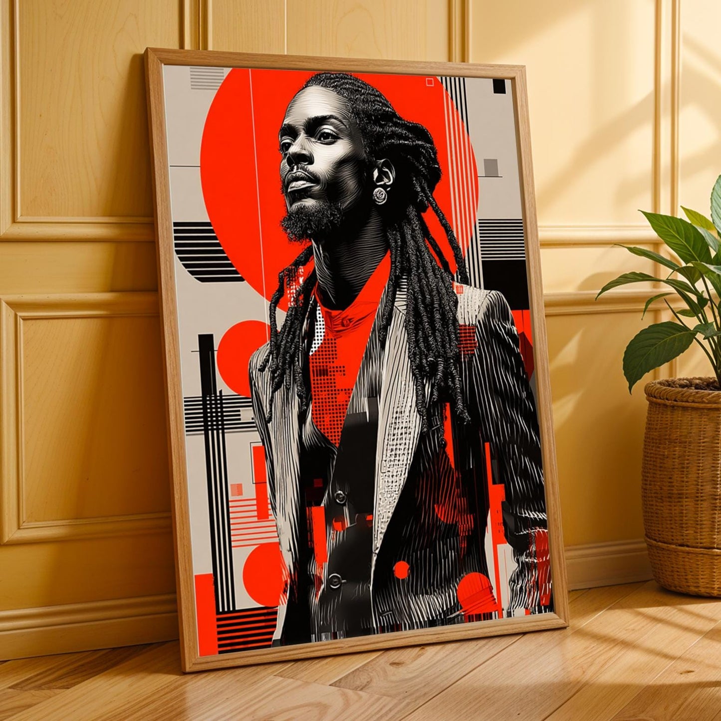 Stength of a Man Wall Art Print