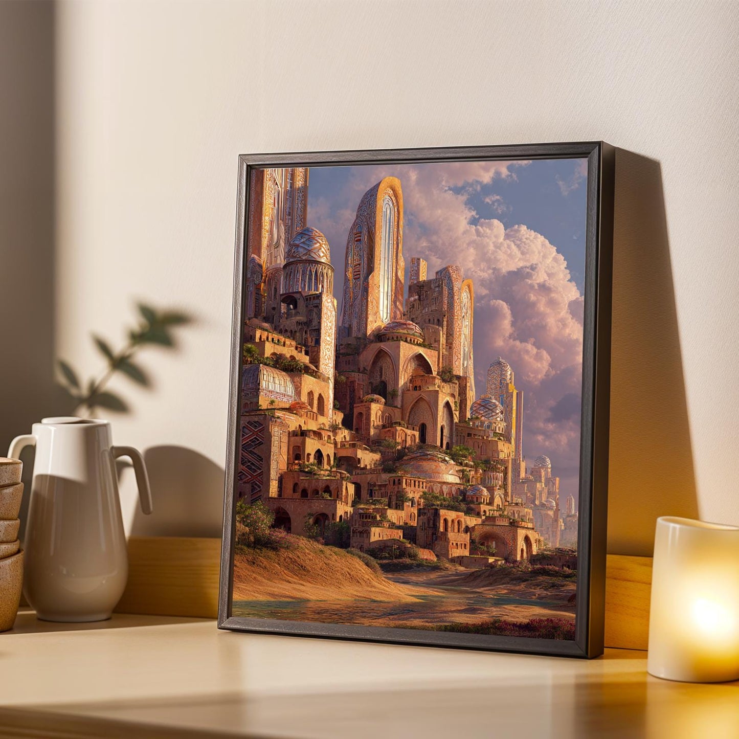 Afrofuturism Wall Art Print Soluna Soul