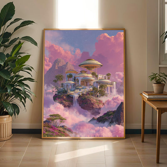 Afrofuturism Wall Art Print Soluna Soul