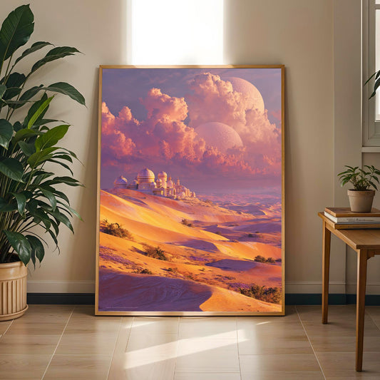 Afrofuturism Wall Art Print Soluna Soul