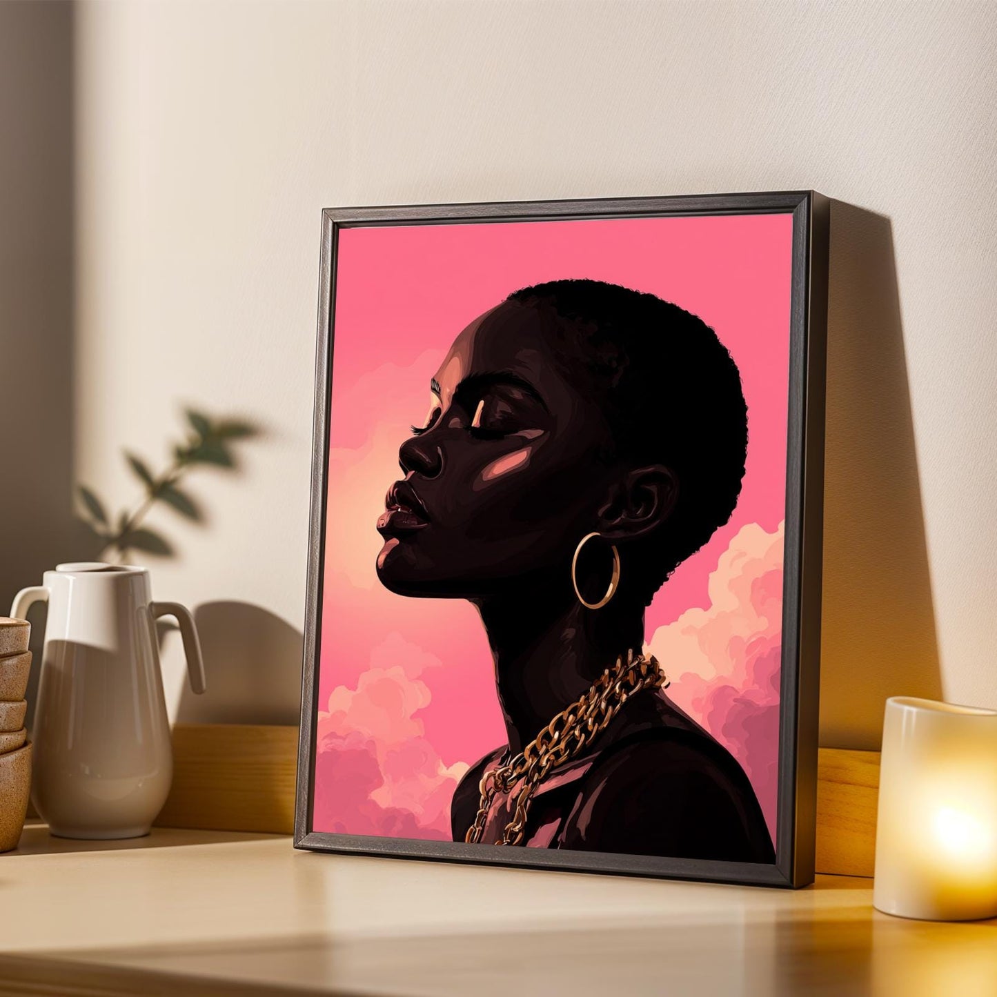 Grace Defined - Elegant Woman Wall Art Print