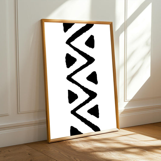 Abstract Geometric Wall Art Print