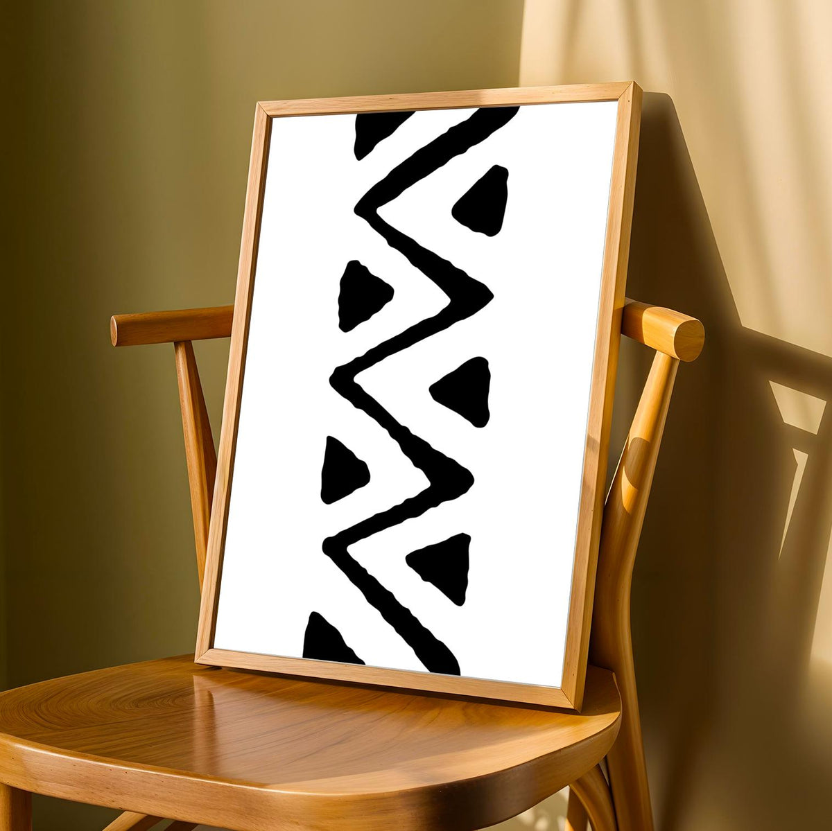 Abstract Geometric Wall Art Print Soluna Soul