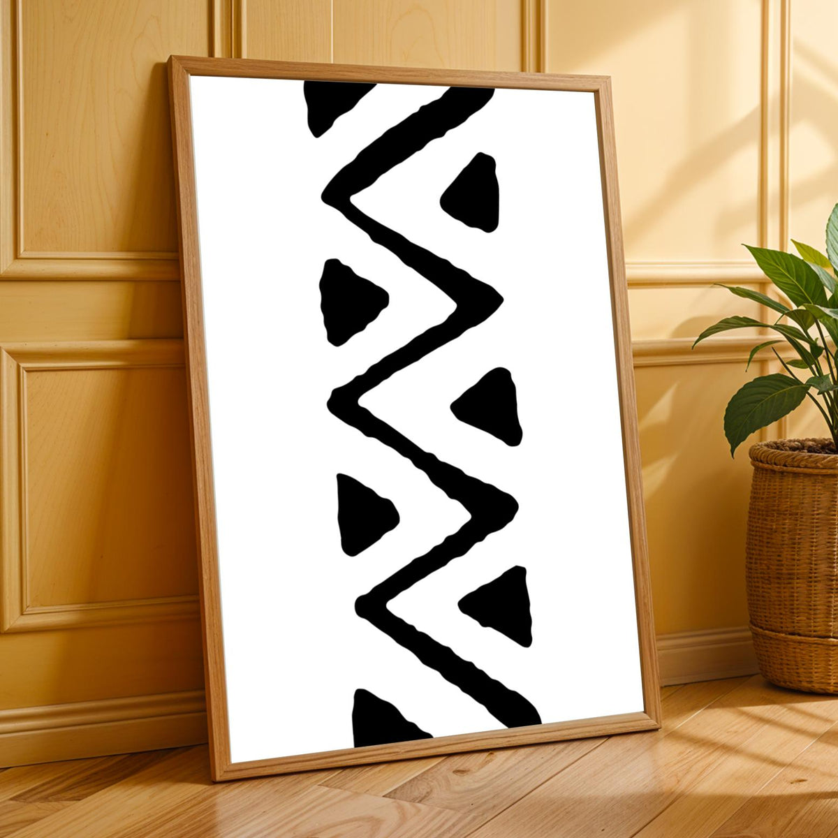 Abstract Geometric Wall Art Print Soluna Soul