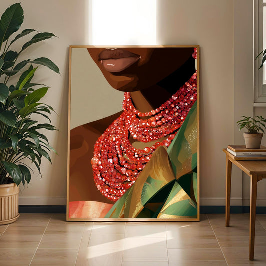 "Owambe" Series Wall Art Print Soluna Soul