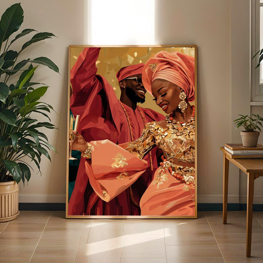 "Owambe" Series Wall Art Print Soluna Soul