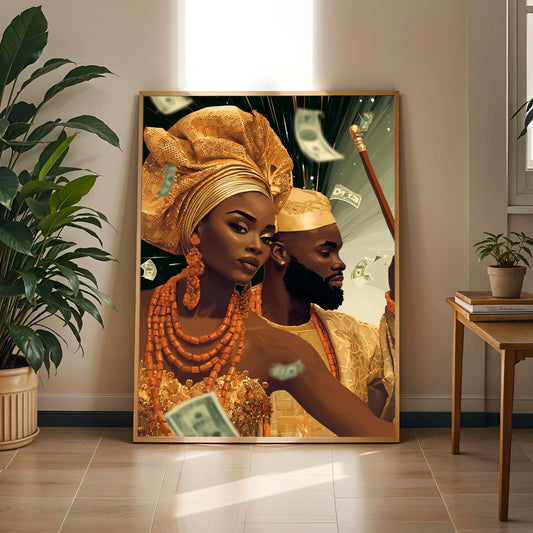 "Owambe" Series Wall Art Print Soluna Soul