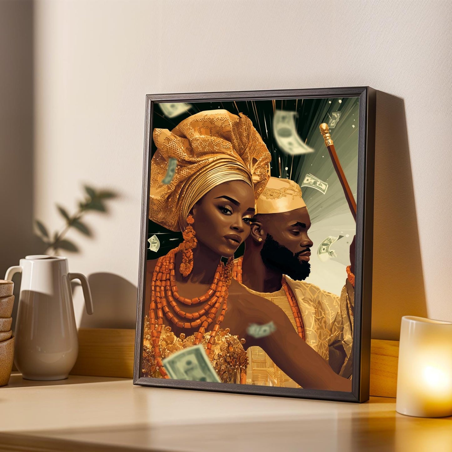 "Owambe" Series Wall Art Print Soluna Soul