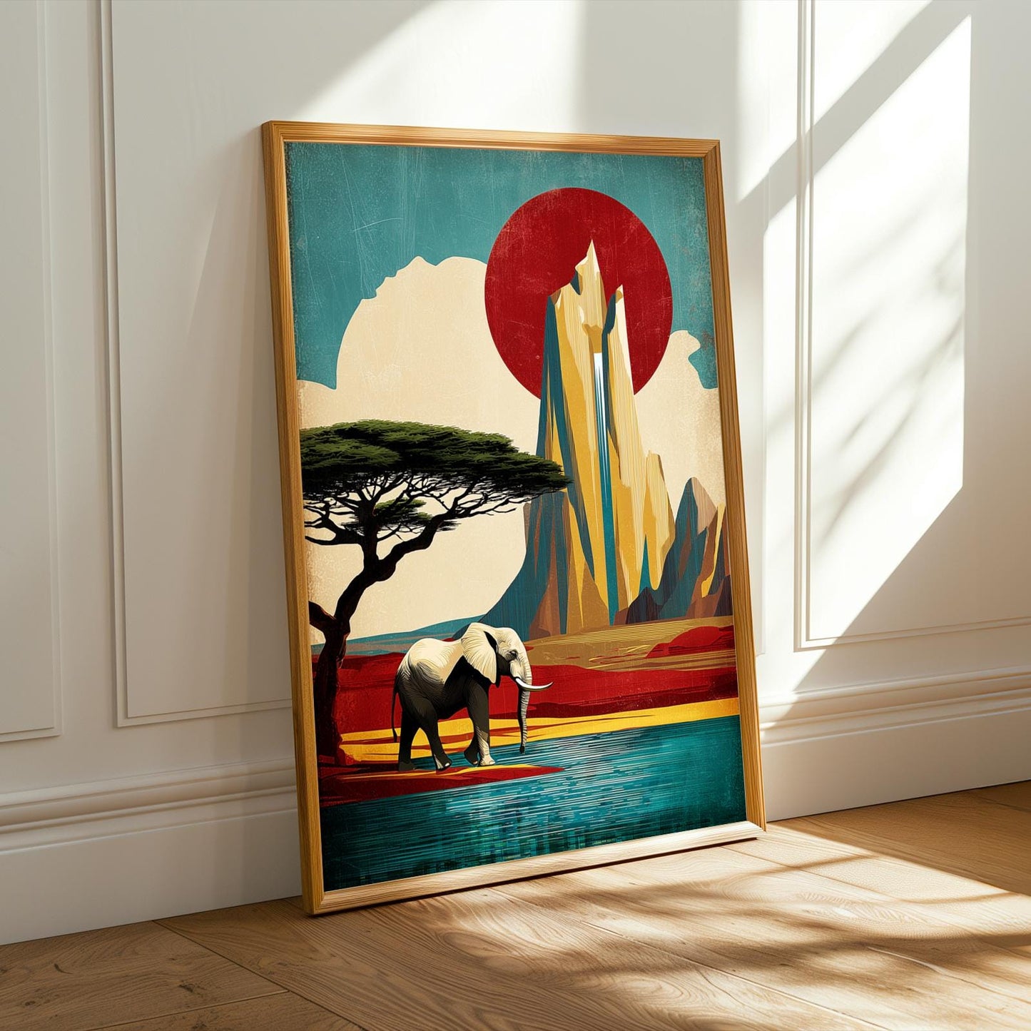 Safari Vibes Afrocentric Wall Art Print