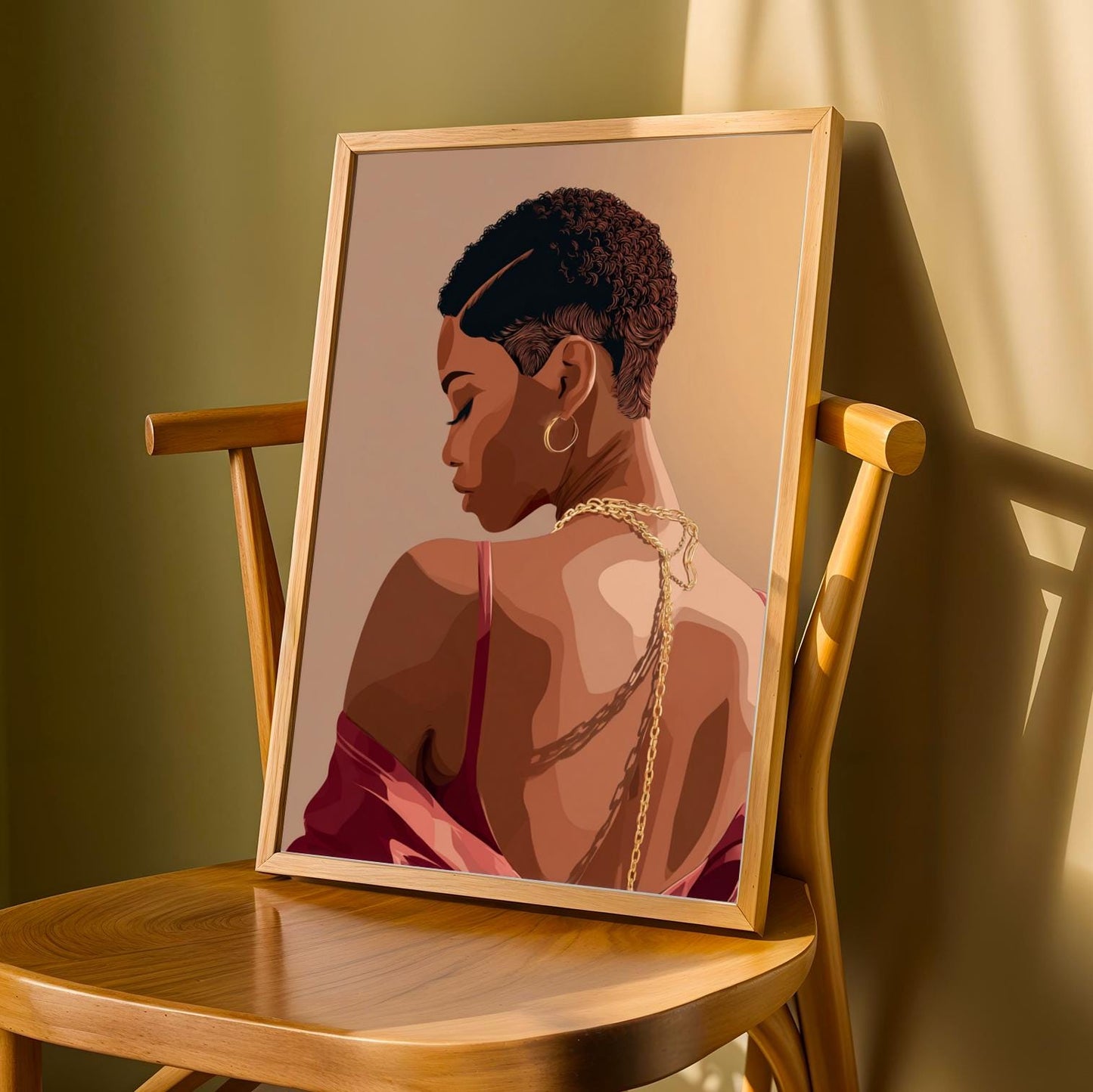 Grace Defined - Elegant Woman Wall Art Print