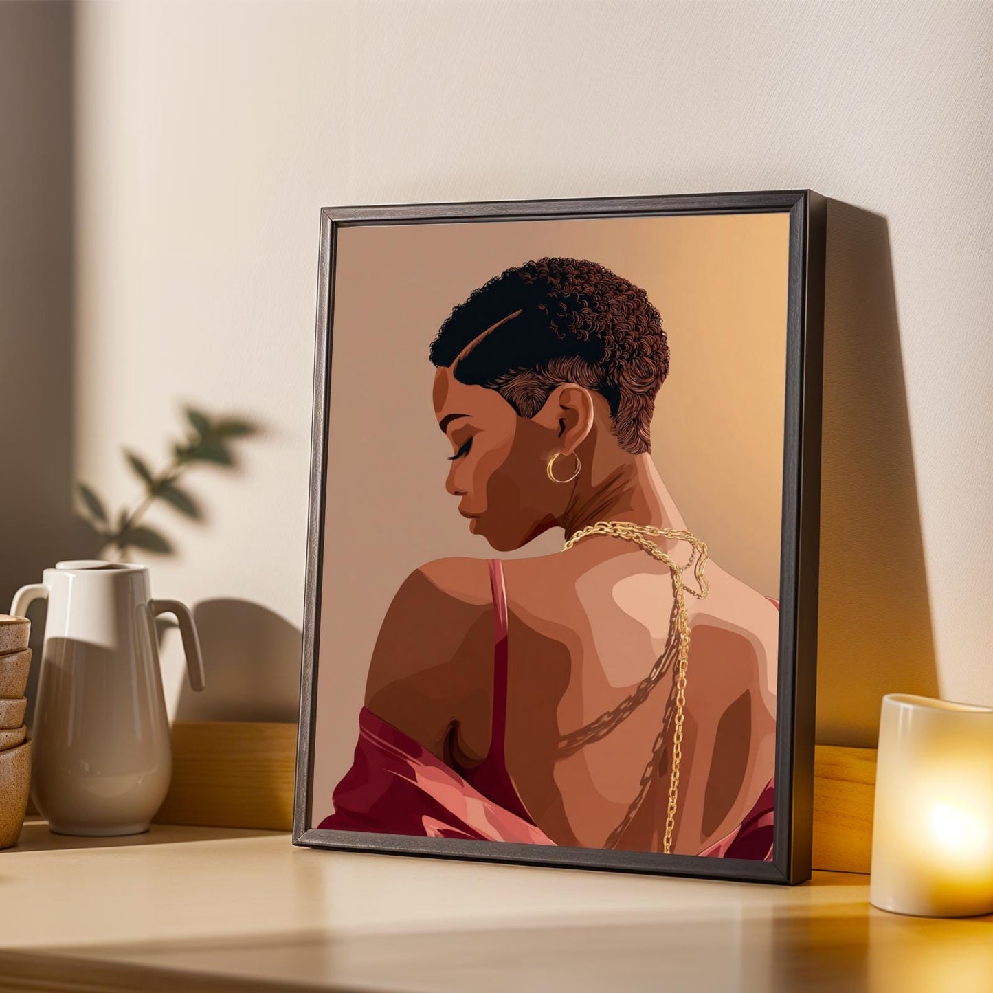 Grace Defined - Elegant Woman Wall Art Print