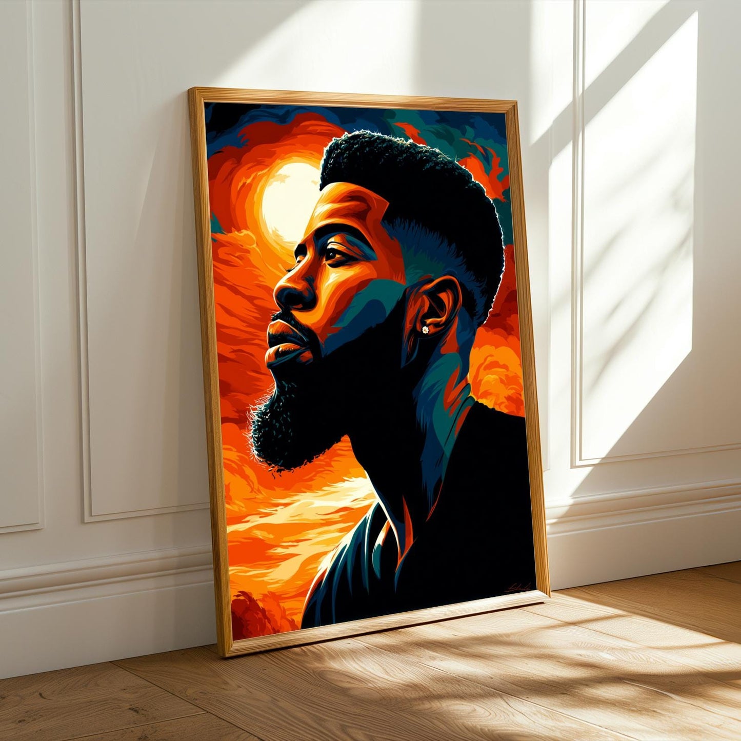 Fiery Sky Wall Art Print