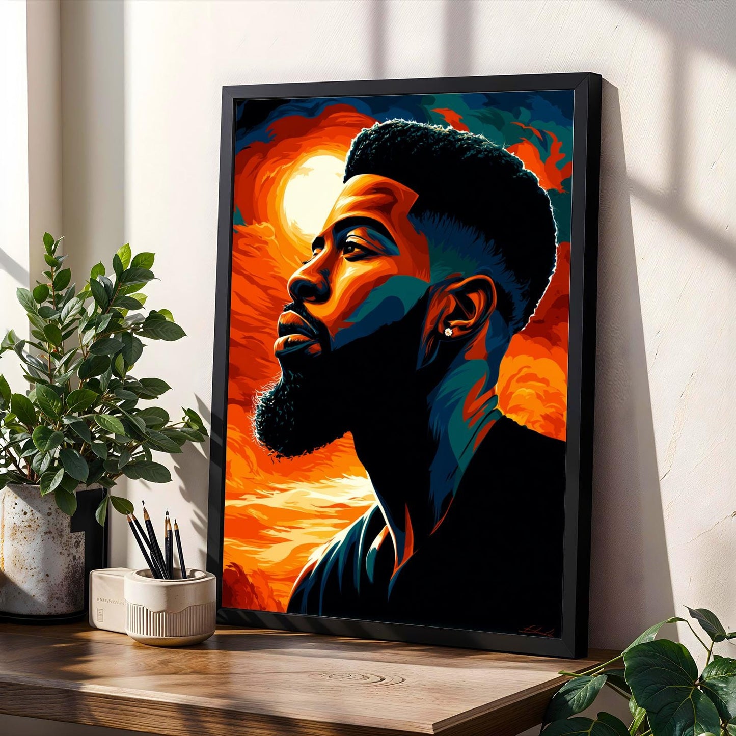 Fiery Sky Wall Art Print