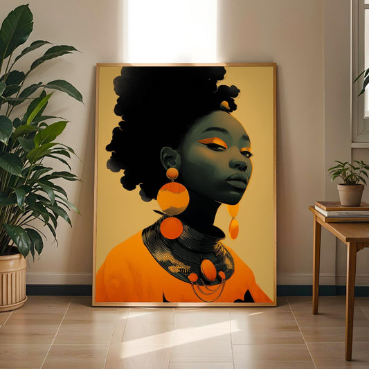 Grace Defined - Elegant Woman Wall Art Print Soluna Soul