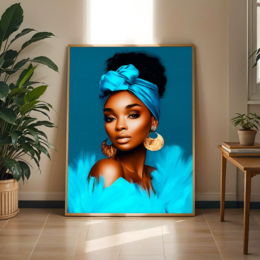 Grace Defined - Elegant Woman Wall Art Print Soluna Soul