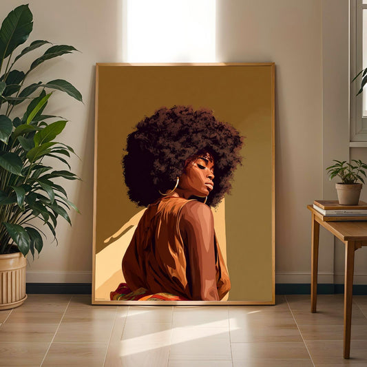 Grace Defined - Elegant Woman Wall Art Print Soluna Soul