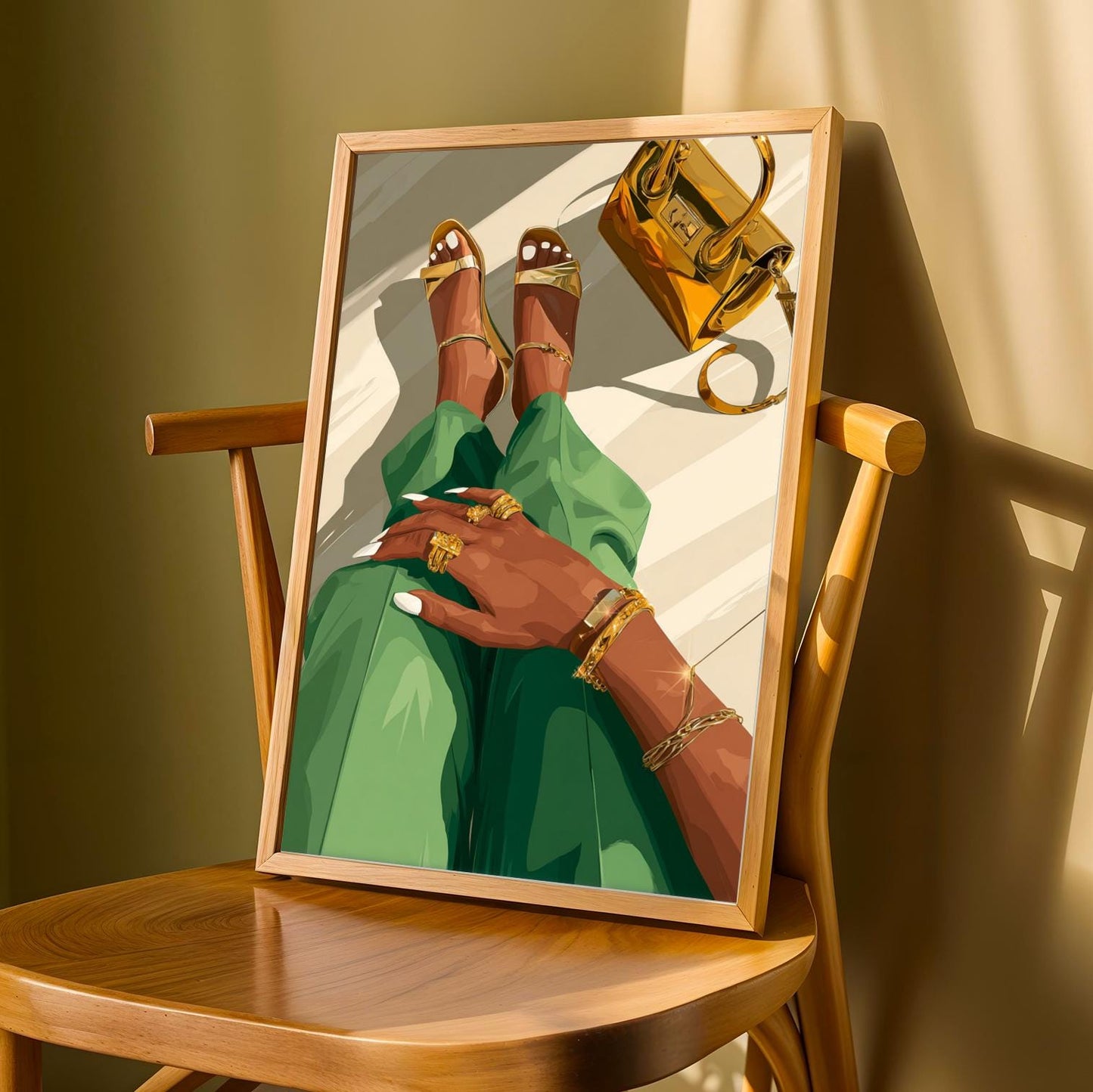 Grace Defined - Elegant Woman Wall Art Print