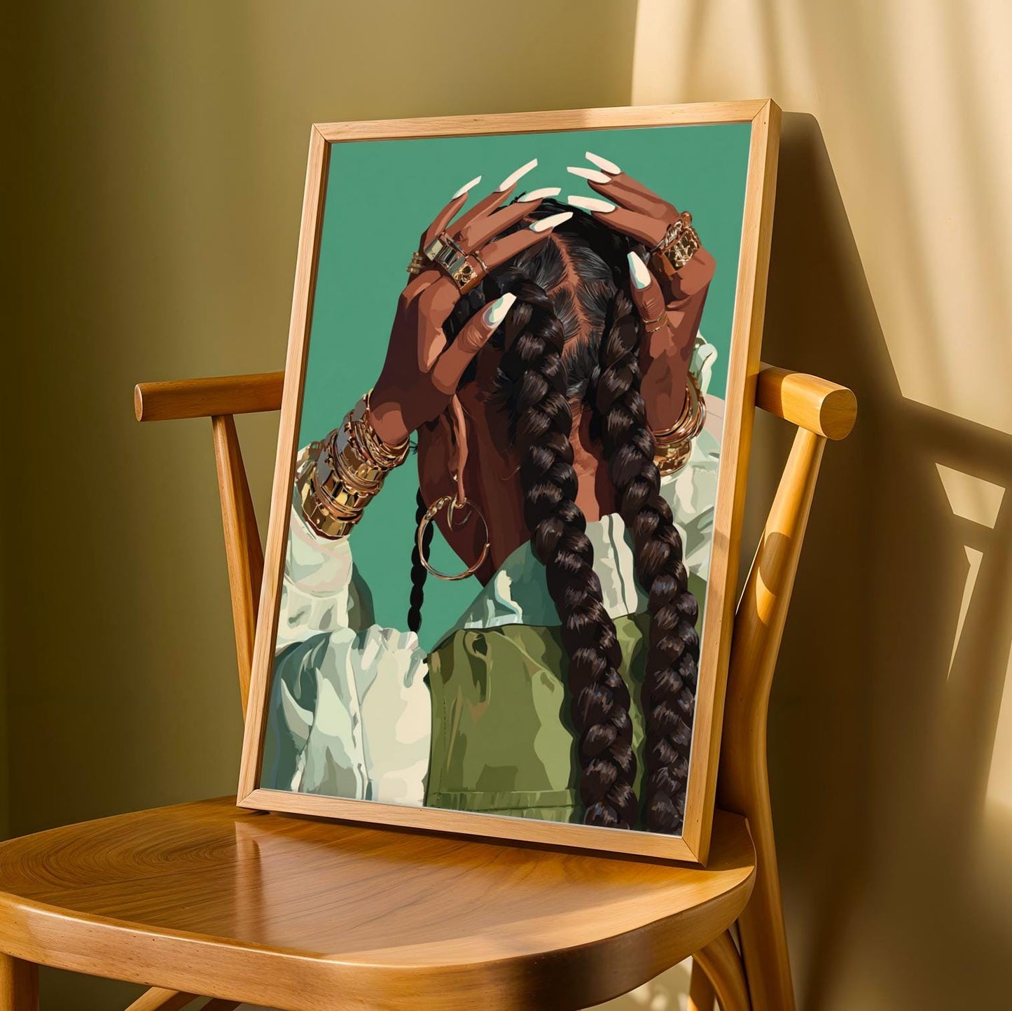 Grace Defined - Elegant Woman Wall Art Print