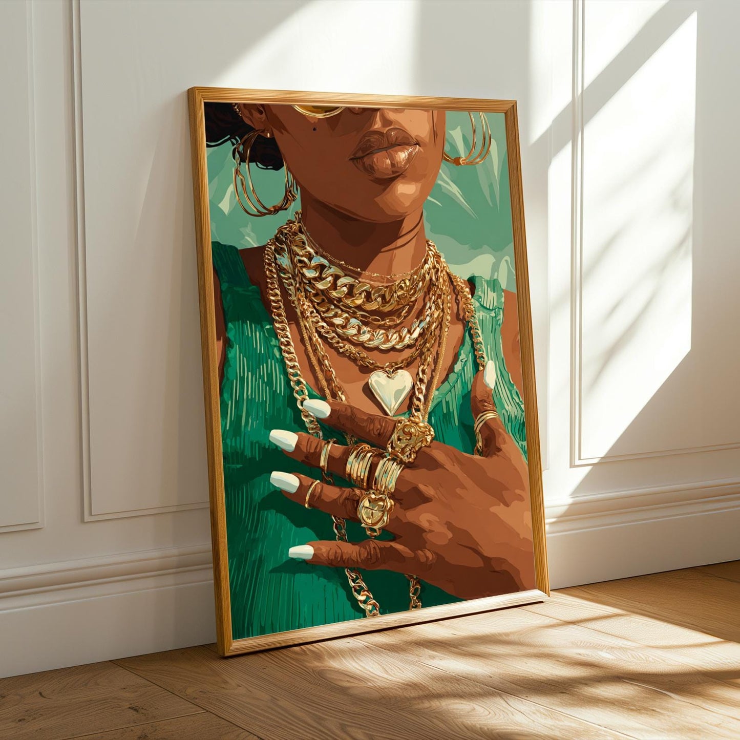 Grace Defined - Elegant Woman Wall Art Print