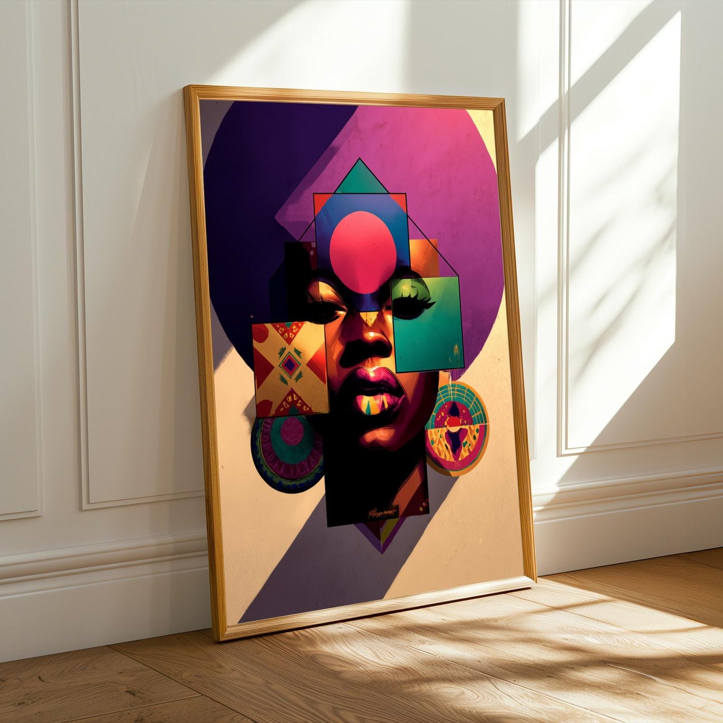 Abstract Geometric Wall Art Print