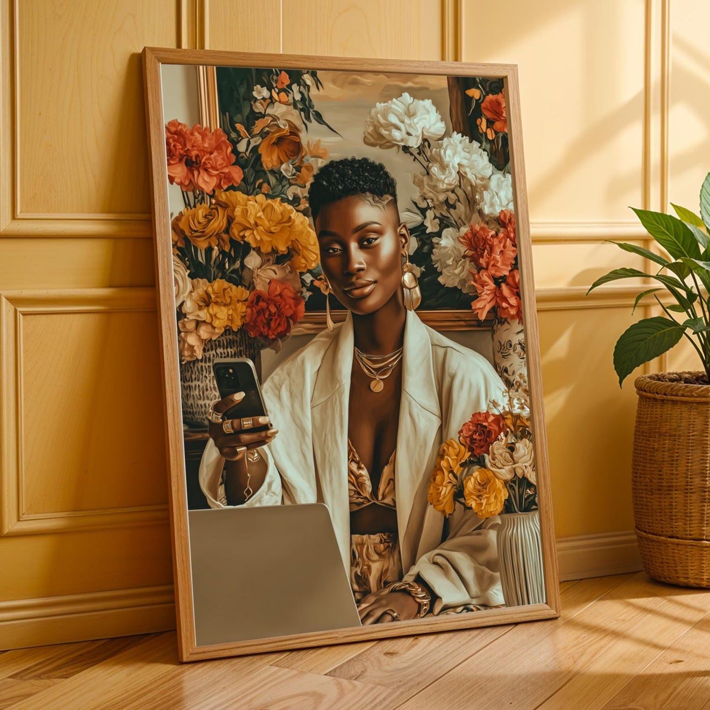 She Is The Moment Wall Art Print Soluna Soul