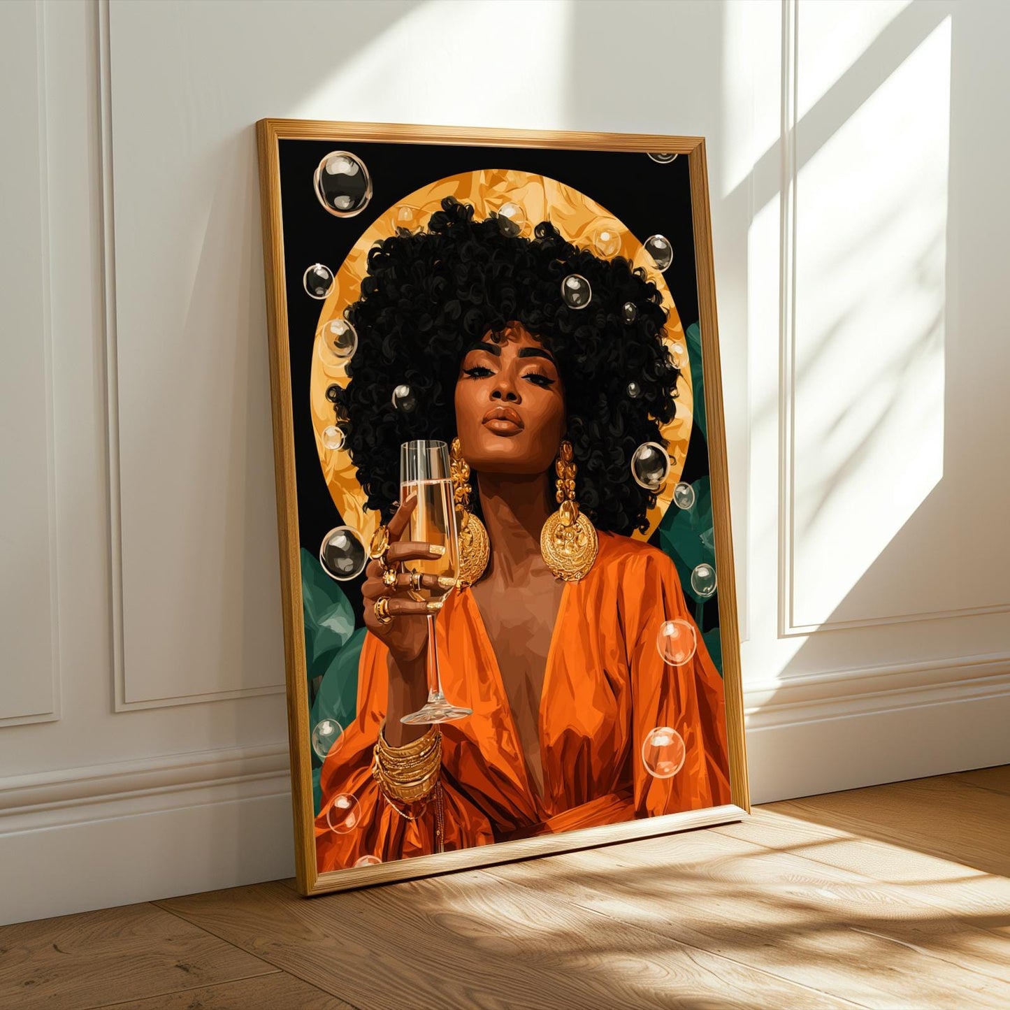 Bold Statement - Modern Afrocentric Wall Art Print