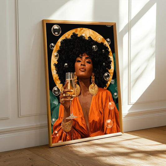 Bold Statement - Modern Afrocentric Wall Art Print
