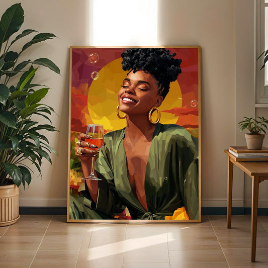 "Cheers to Me" Wall Art Print