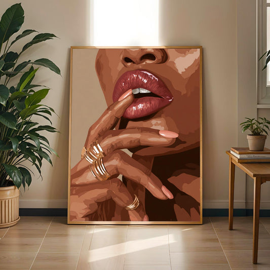 Grace Defined - Elegant Woman Wall Art Print