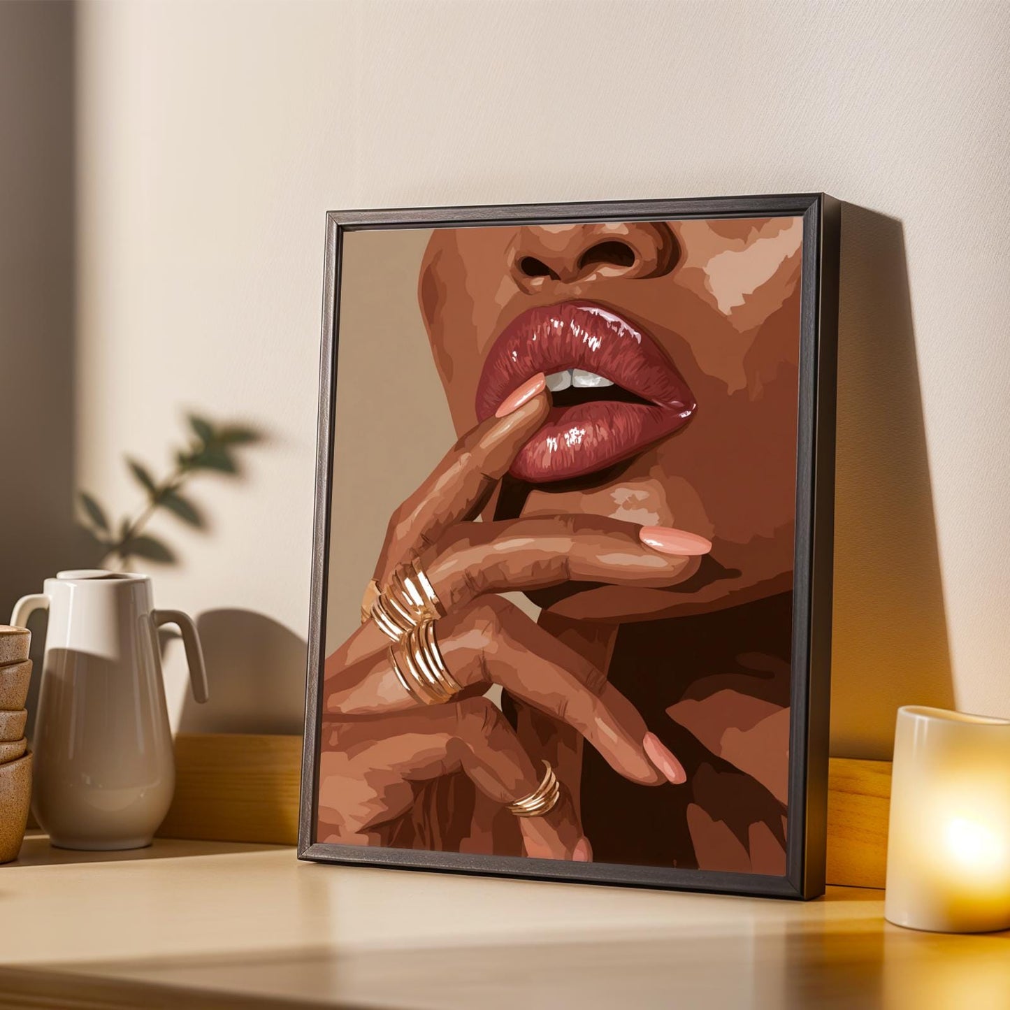 Grace Defined - Elegant Woman Wall Art Print Soluna Soul