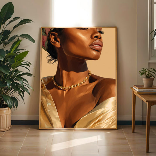 Grace Defined - Elegant Woman Wall Art Print Soluna Soul