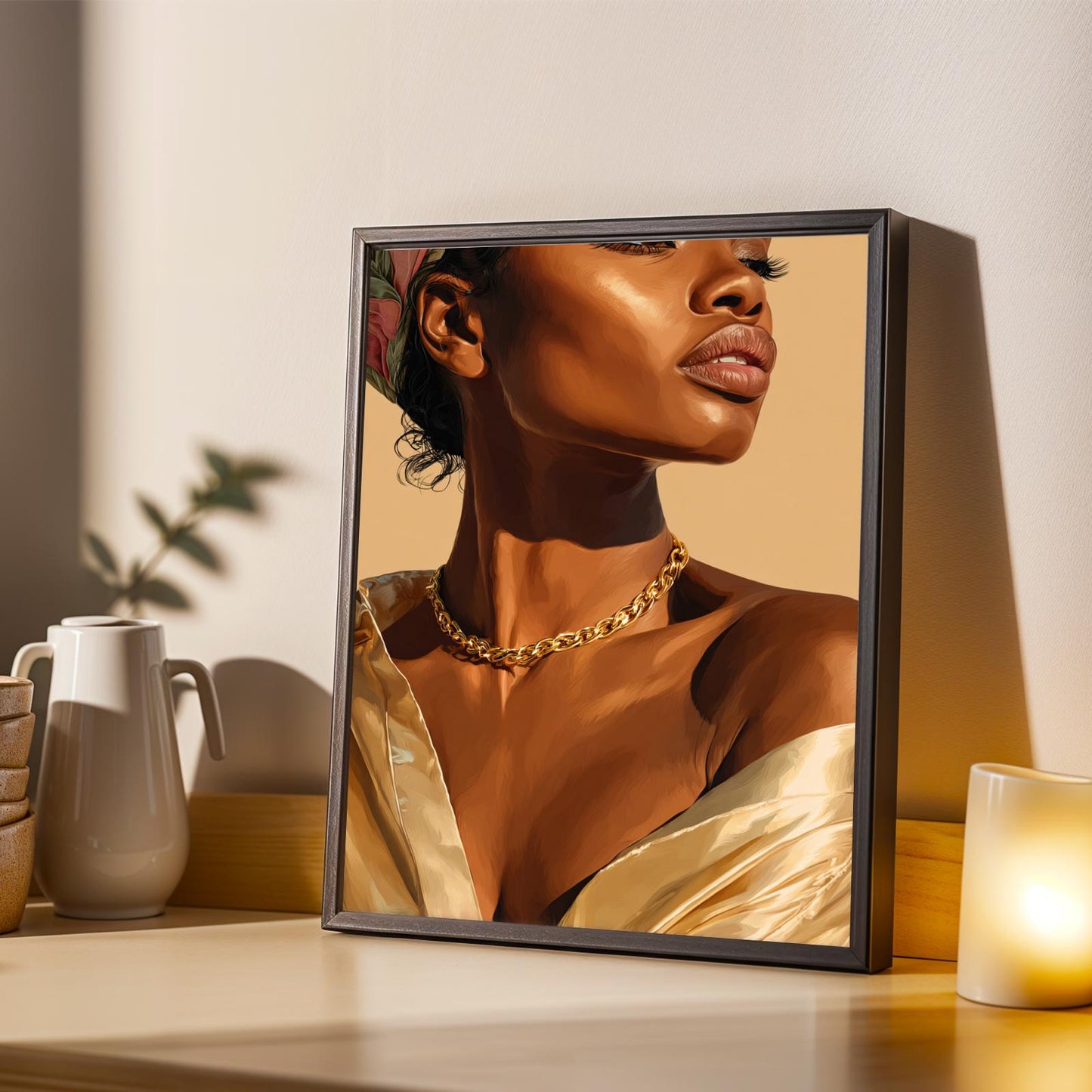 Grace Defined - Elegant Woman Wall Art Print Soluna Soul