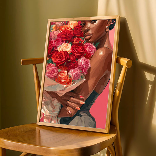 Grace Defined - Elegant Woman Wall Art Print Soluna Soul