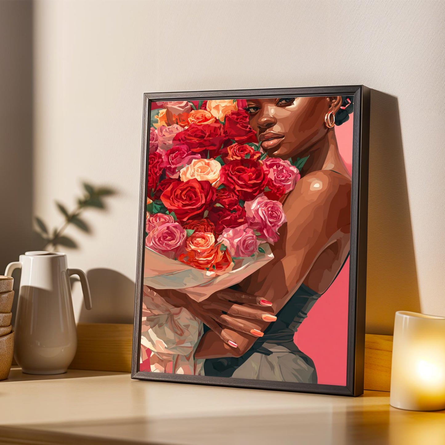 Grace Defined - Elegant Woman Wall Art Print Soluna Soul