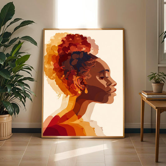 Grace Defined - Elegant Woman Wall Art Print