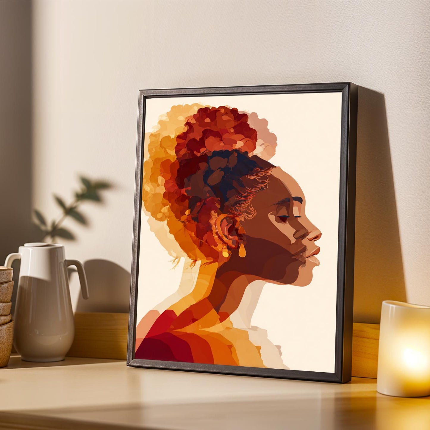 Grace Defined - Elegant Woman Wall Art Print