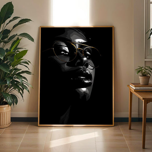 Grace Defined - Elegant Woman Wall Art Print Soluna Soul