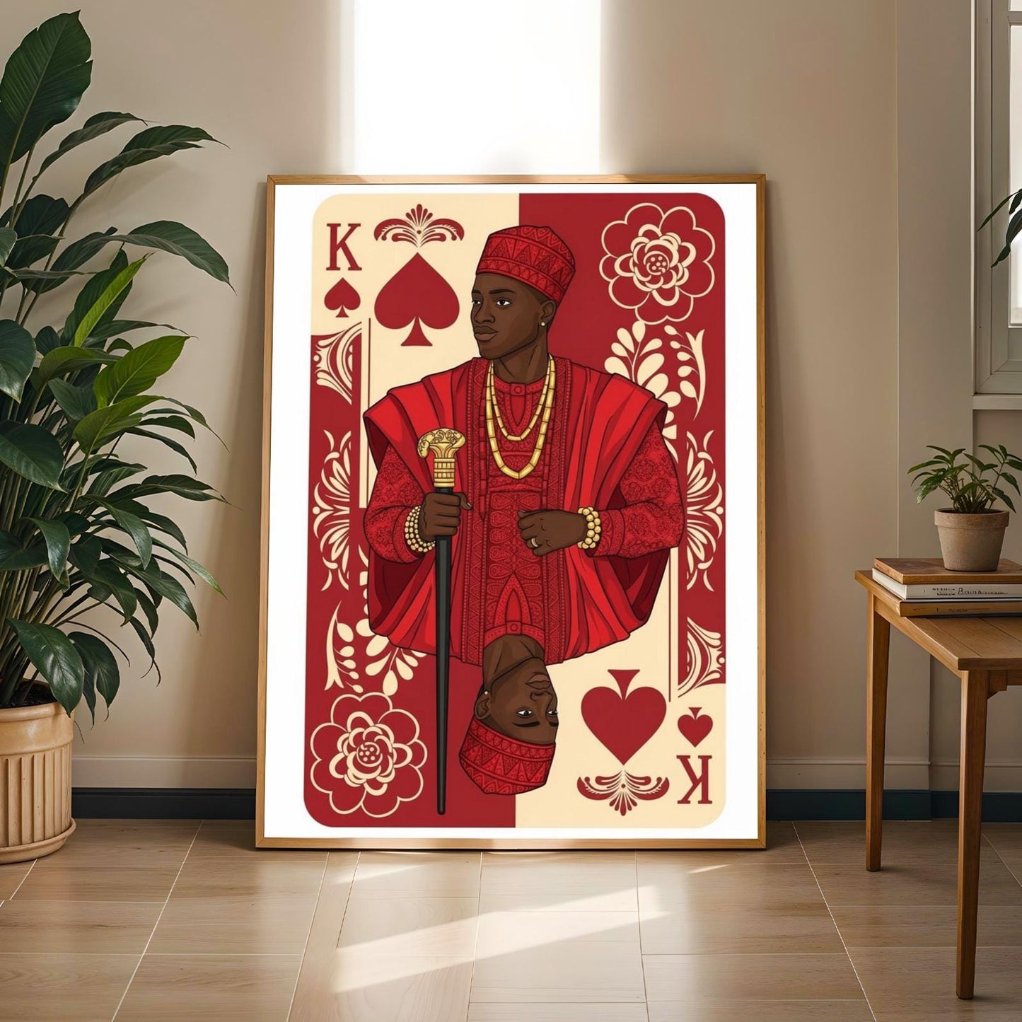 King Of Spades Wall Art Print