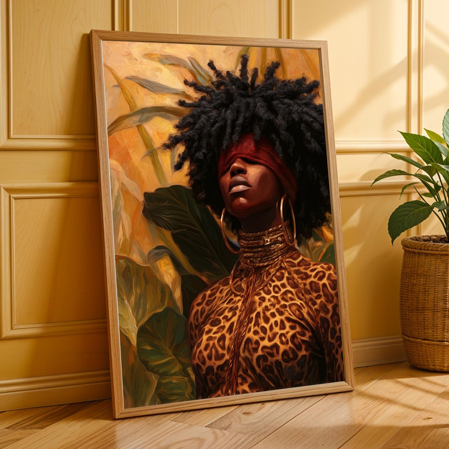 Grace Defined - Elegant Woman Portrait Wall Art Print