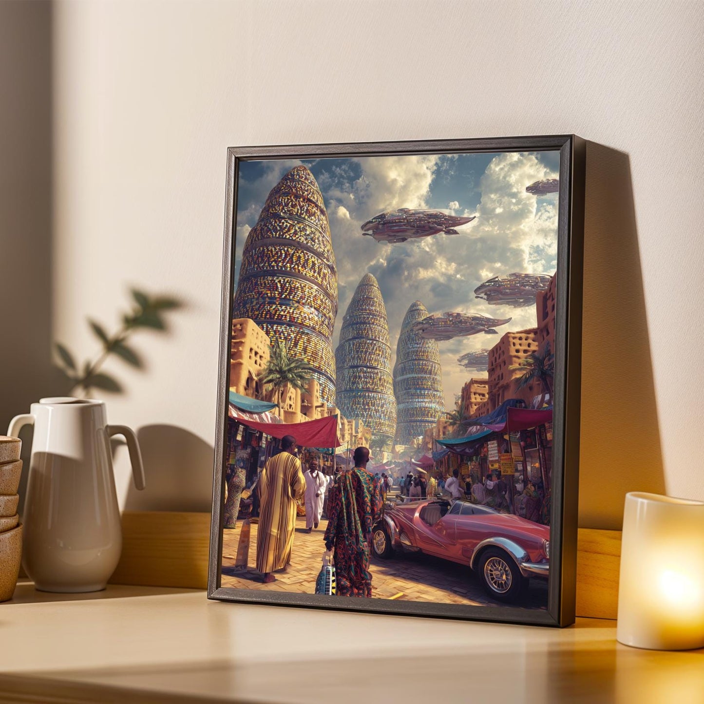 Afrofuturism Wall Art Print